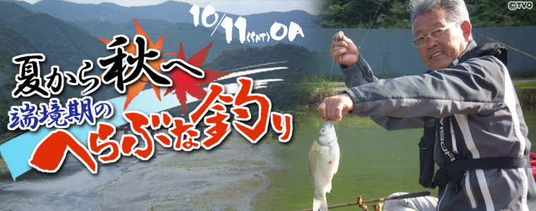 夏から秋へ端境期のへらぶな釣り