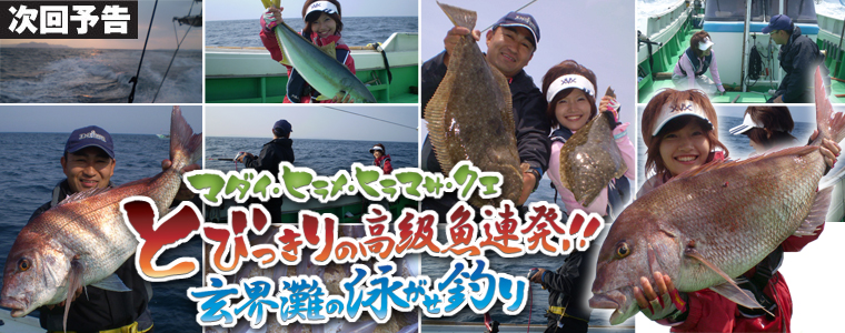 マダイ、ヒラメ、ヒラマサ、クエ とびっきりの高級魚連発!!玄界灘の泳がせ釣り