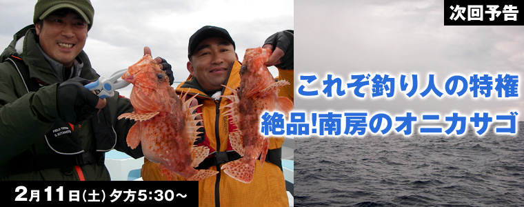 これぞ釣り人の特権 絶品!南房のオニカサゴ