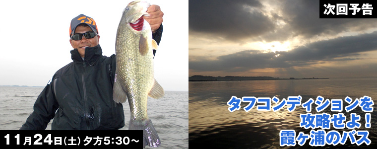 タフコンディションを攻略せよ！霞ヶ浦のバス