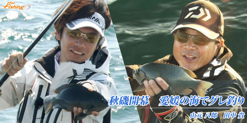 秋磯開幕 愛媛の海でグレ釣り