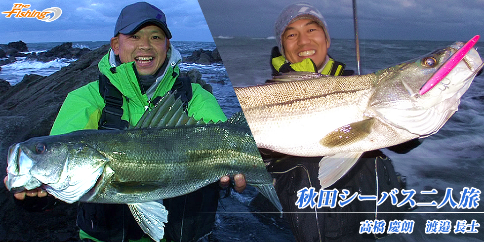 秋田シーバス二人旅