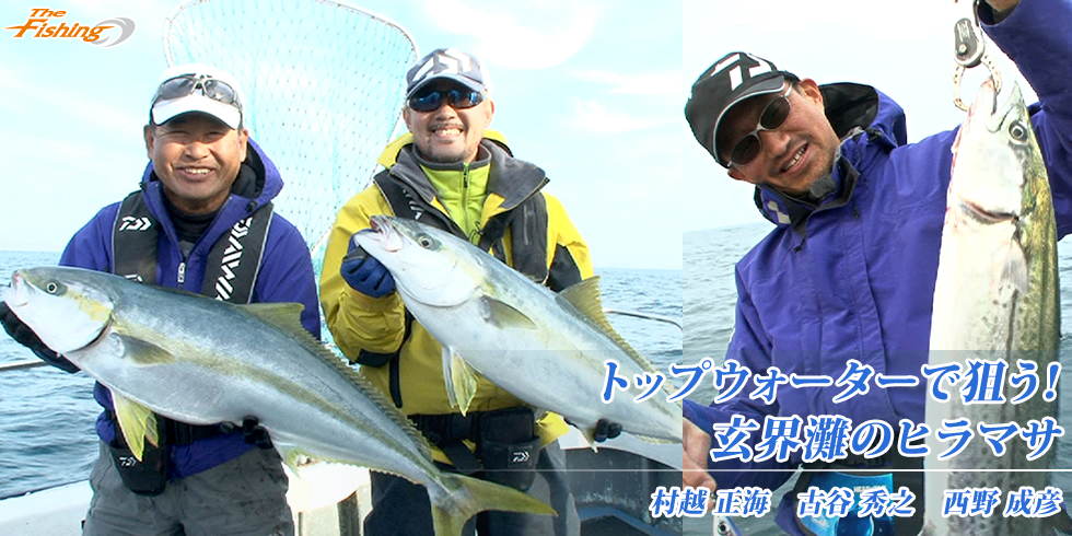 トップウォーターで狙う！玄界灘のヒラマサ