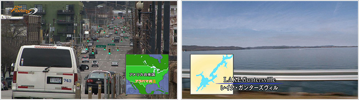釣り場所の地図