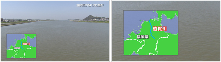 釣り場所の地図