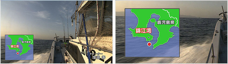 釣り場所の地図