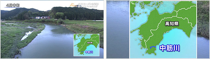 釣り場所の地図