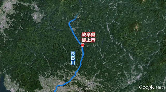 釣り場所の地図