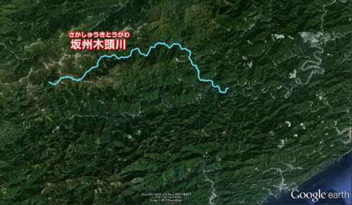 釣り場所の地図