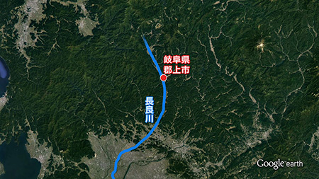 釣り場所の地図