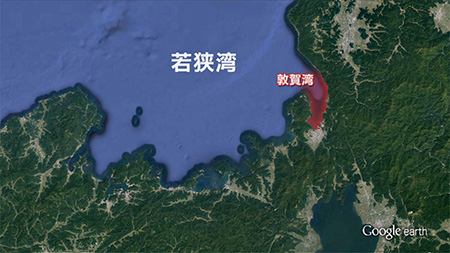 釣り場所の地図