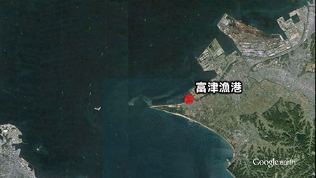 釣り場所の地図