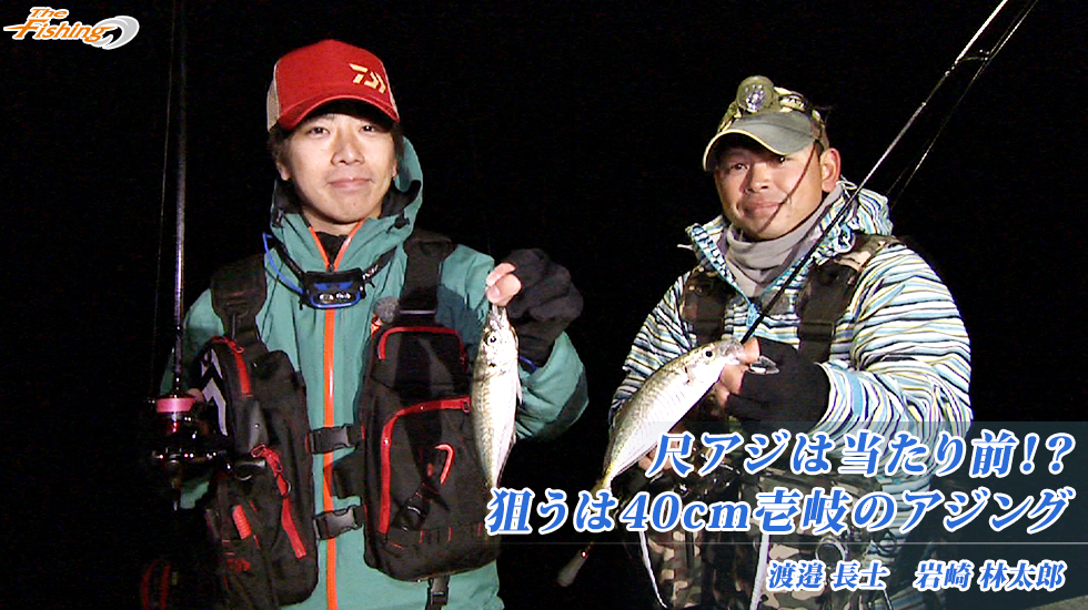 尺アジは当たり前!?狙うは40cm壱岐のアジング