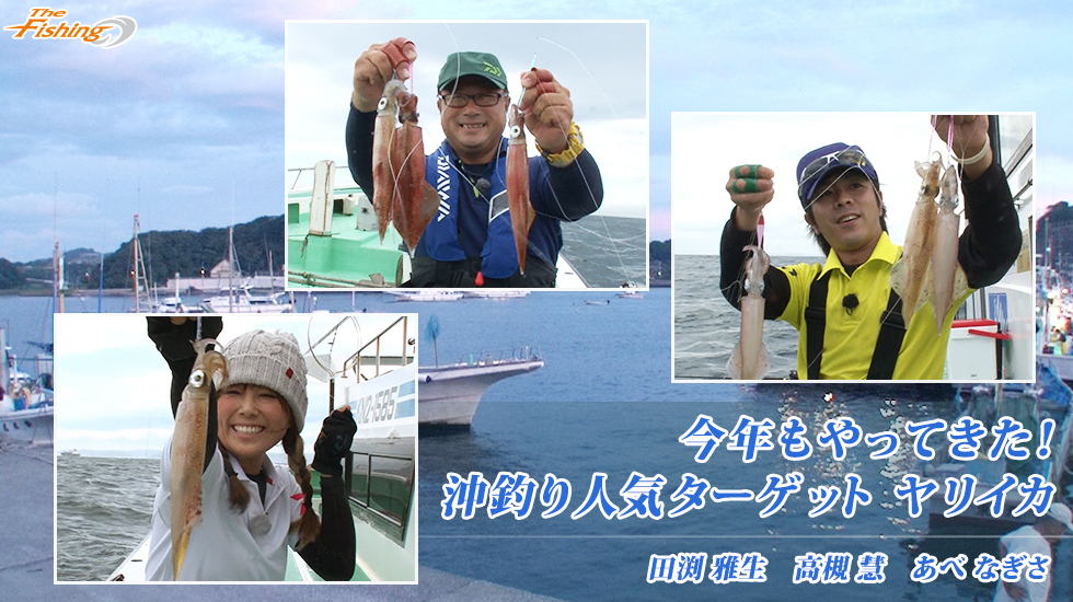 今年もやってきた！沖釣り人気ターゲット ヤリイカ