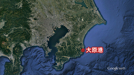 釣り場所の地図