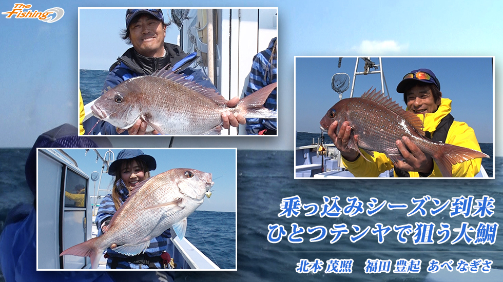 乗っ込みシーズン到来 ひとつテンヤで狙う大鯛