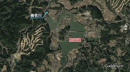 釣り場所の地図