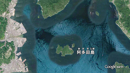 釣り場所の地図