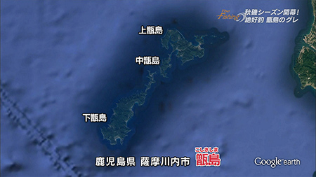 釣り場所の地図