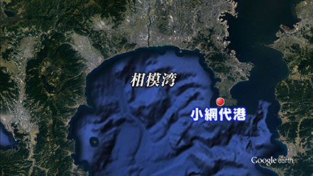 釣り場所の地図