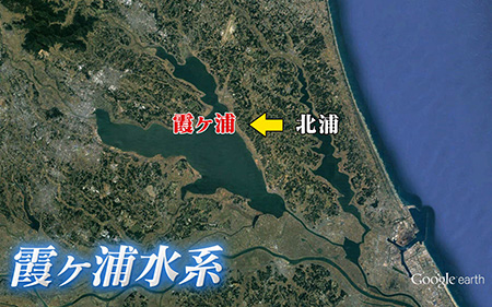 釣り場所の地図