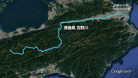釣り場所の地図