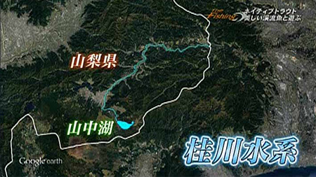 釣り場所の地図