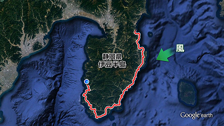 釣り場所の地図