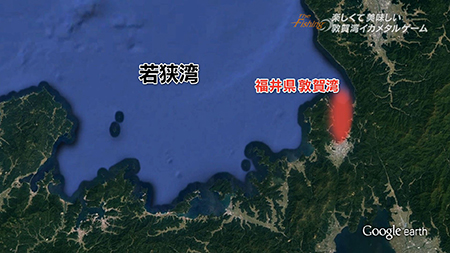 釣り場所の地図