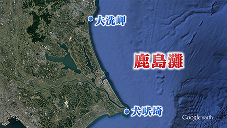 釣り場所の地図