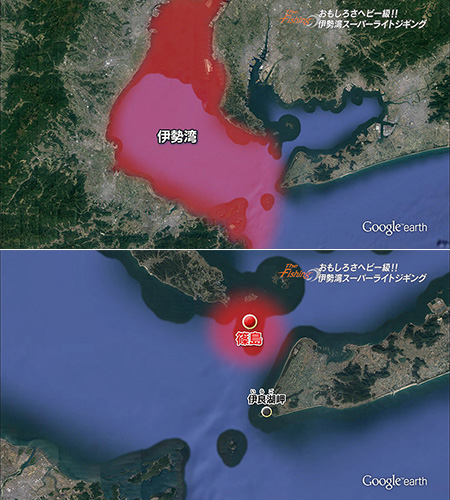 釣り場所の地図