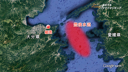 釣り場所の地図