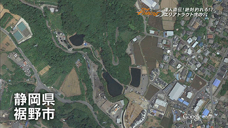 釣り場所の地図