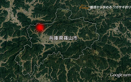 釣り場所の地図