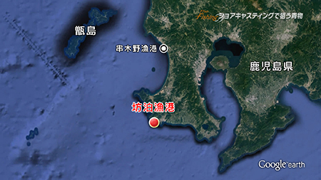 釣り場所の地図