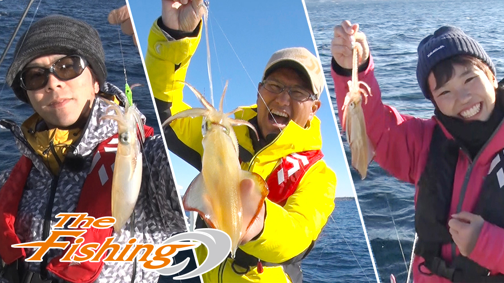 今年もやって来た!沖釣り人気ターゲットマルイカ