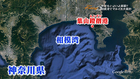 釣り場所の地図