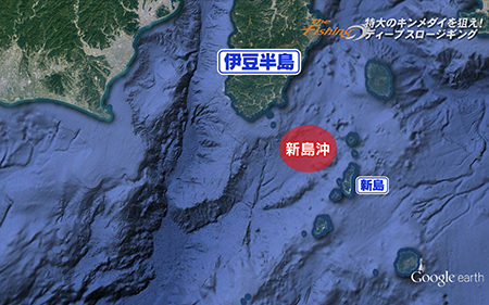 釣り場所の地図