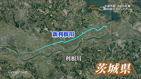 釣り場所の地図