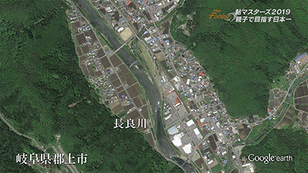 釣り場所の地図