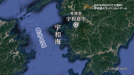 釣り場所の地図