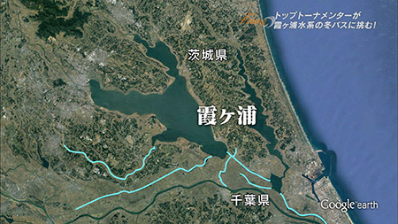 釣り場所の地図