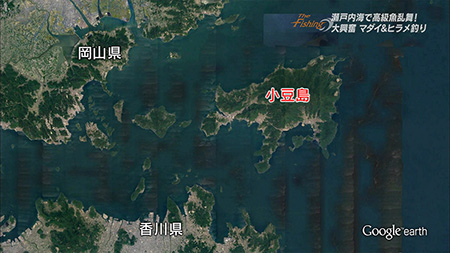 釣り場所の地図
