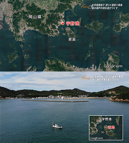 釣り場所の地図
