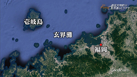 釣り場所の地図