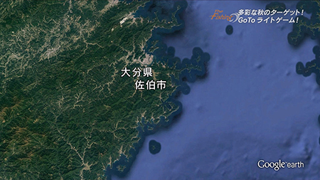 釣り場所の地図