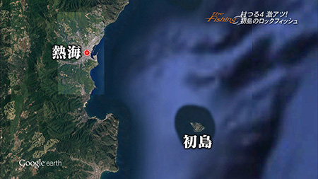 釣り場所の地図