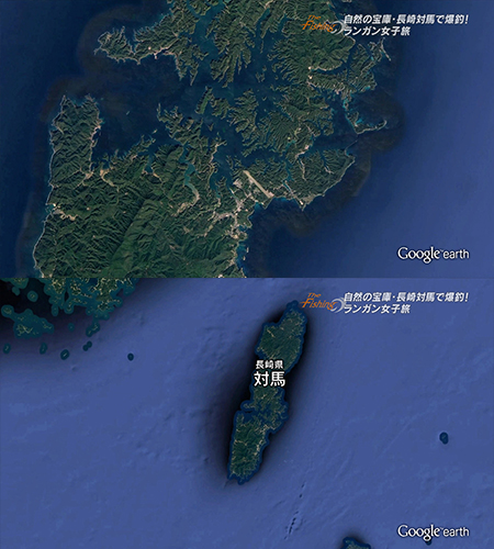 釣り場所の地図