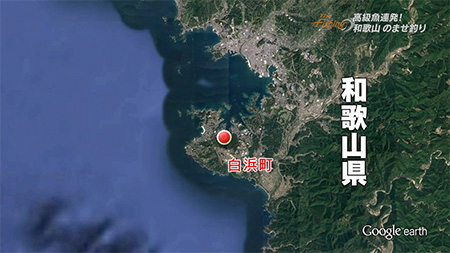 釣り場所の地図