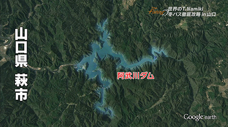 釣り場所の地図